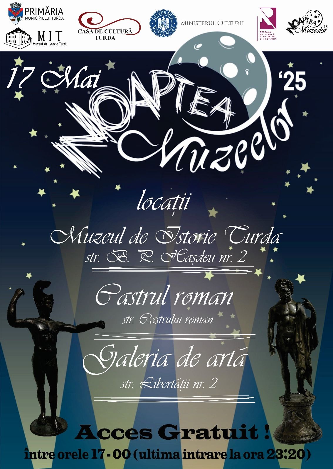 Noaptea Muzeelor la Turda, județul Cluj. 3 locații, o singură noapte!