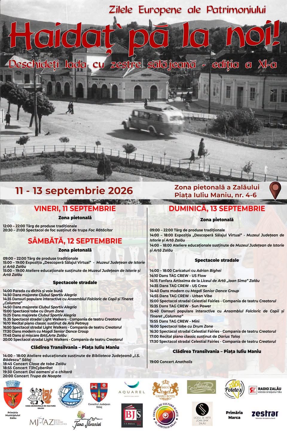„Haidaț’ pă la noi!” – lada cu zestre sălăjeană se deschide din nou în centrul Zalăului!