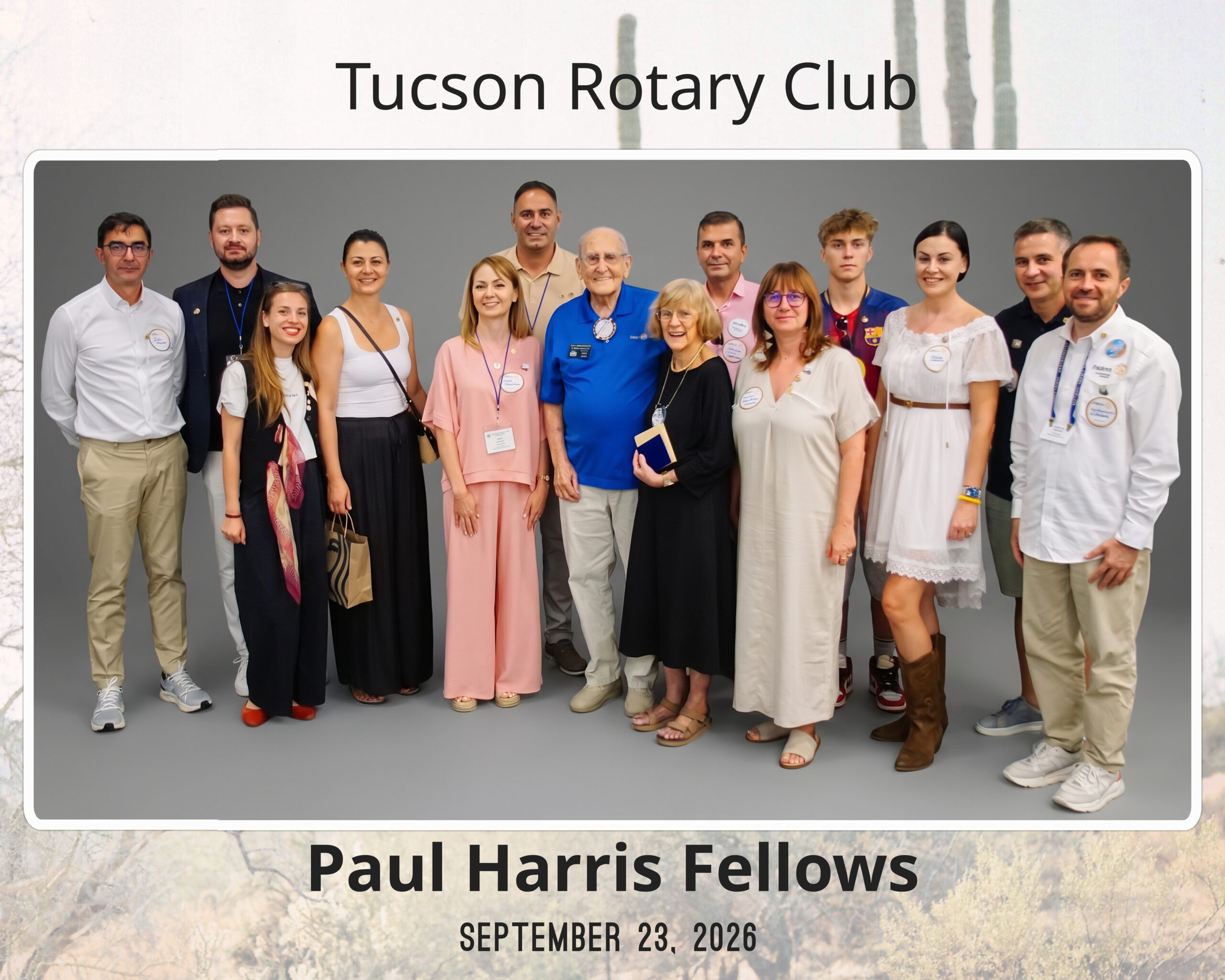 Punte peste ocean. Bistrița, reprezentată în Arizona: rotarienii români s-au întors acasă cu distincția Paul Harris Fellow!