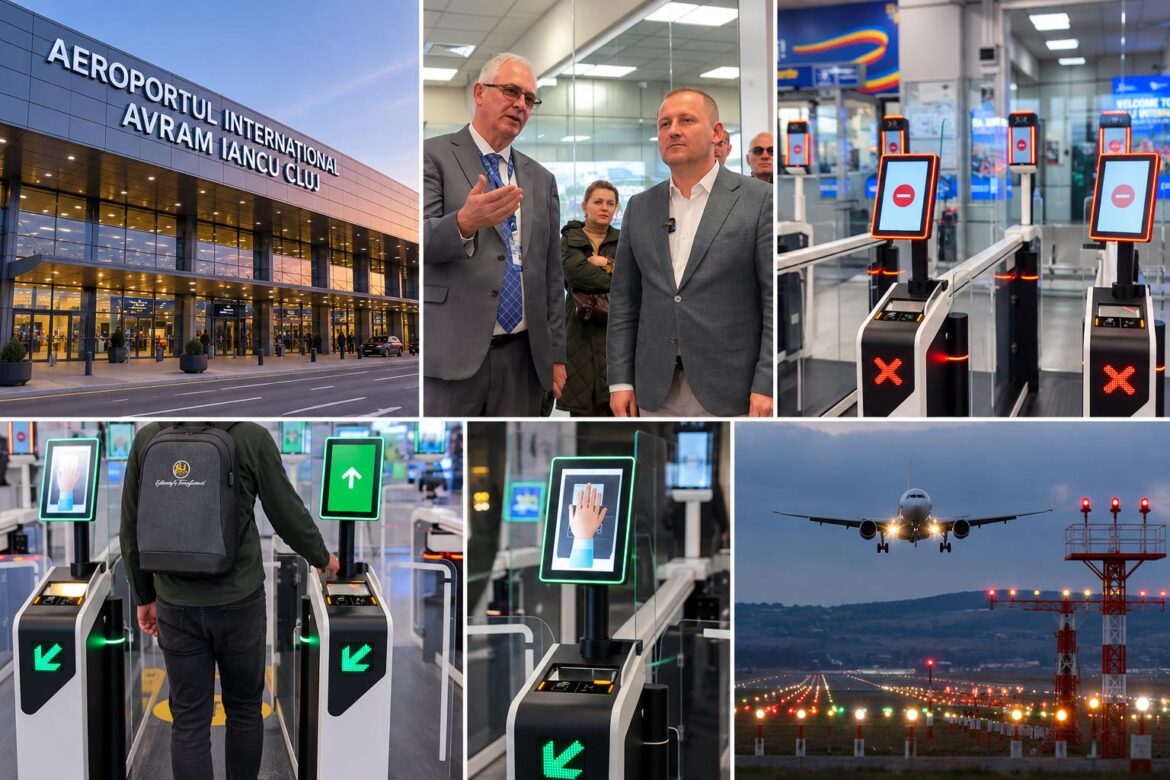 Aeroportul Internațional „Avram Iancu” Cluj, modernizat cu două sisteme noi: control automat la frontieră și aterizare instrumentală de categoria III
