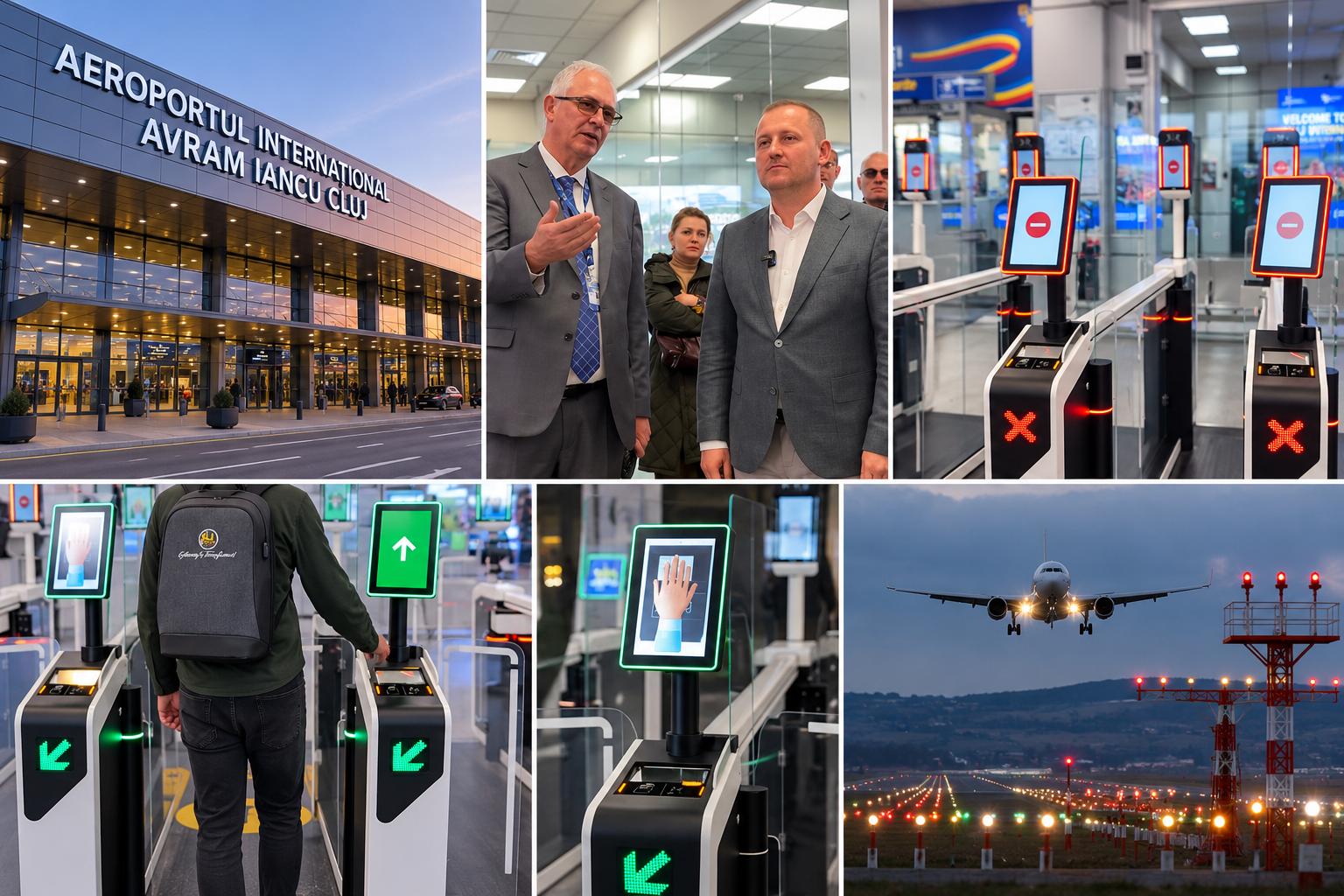 Aeroportul Internațional „Avram Iancu” Cluj, modernizat cu două sisteme noi: control automat la frontieră și aterizare instrumentală de categoria III